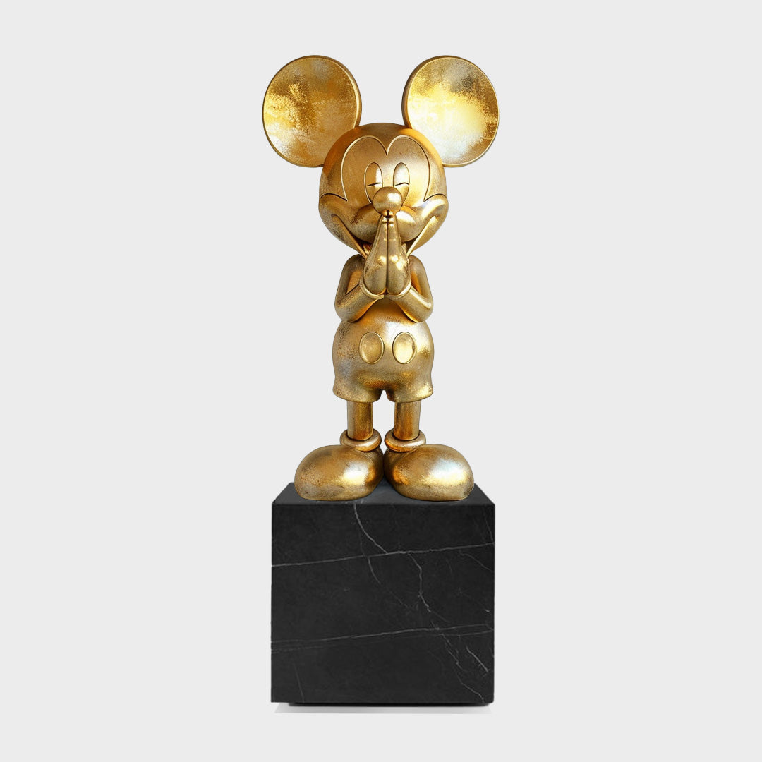 Mickey Praying Sculpture