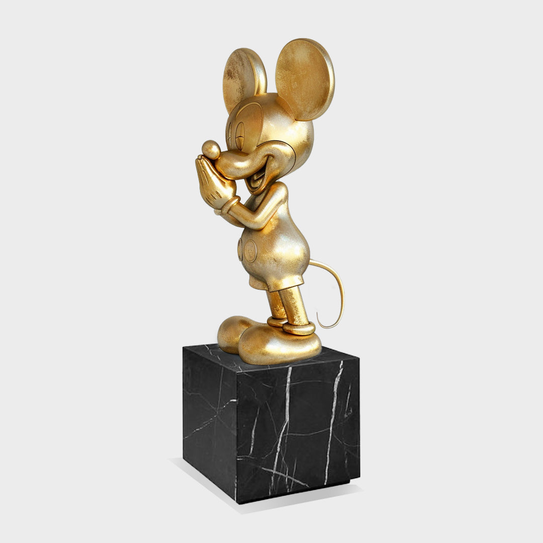 Mickey Praying Sculpture